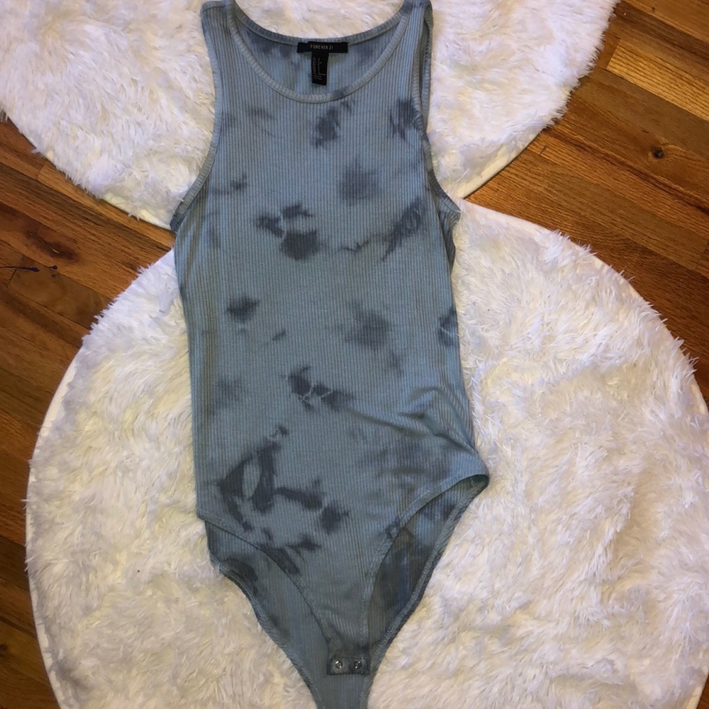 Blue bodysuit